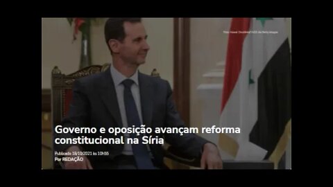 Noticias Urgente! Nova Constituição para a Síria Sendo feita