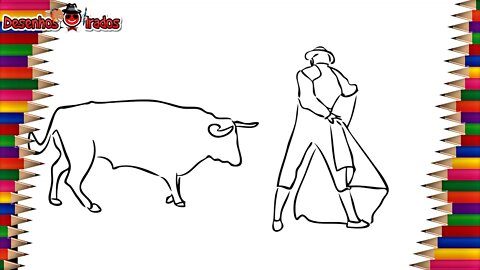 Tourada Espanhola | Spanish Bullfight | Desenhos Irados Nº 09| 2021