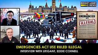 [INTERVIEW] Emergencies Act Use Ruled Illegal -Eddie Cornell, Litigant, Explains