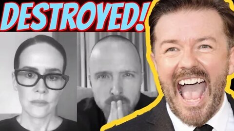 Ricky Gervais SLAMS Celebrities for CRINGE 'I Take Responsibility' Video!