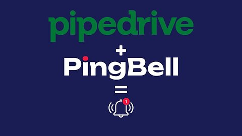 Pipedrive CRM Opportunity Won Push Notifications and KPI Counter