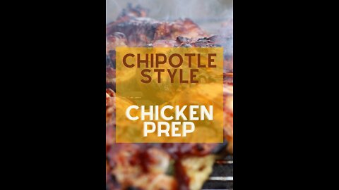 You won't believe this Chipotle grilled chicken copycat! #ketorecipes #R3plan