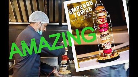 Amazing Huge Tower Burger - How Amazing Chefs Make it - PAKISTAN FOOD