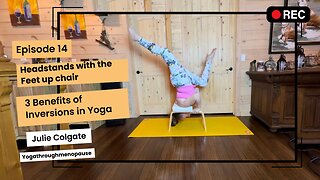 3 Benefits of Inversions in Yoga - Headstands with the Feetup Chair