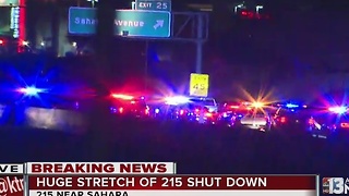 215 beltway shut down near Sahara Avenue