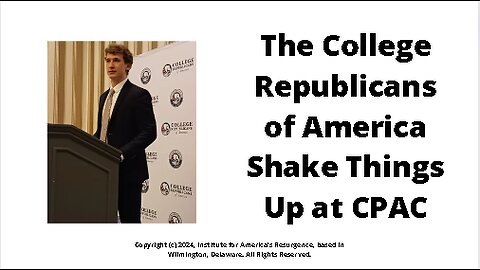 College Republicans of America Shake Things Up at CPAC