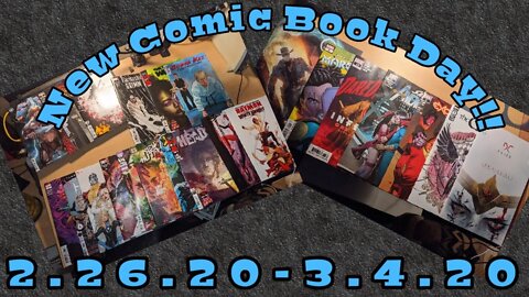 New Comic Book Day!! 2.26.20-3.4.20