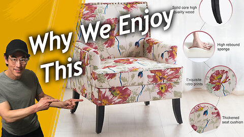 Need A Comfy Reading Room Arm Chair? Hulala Huimo Upholstered Floral Chair, Product Links