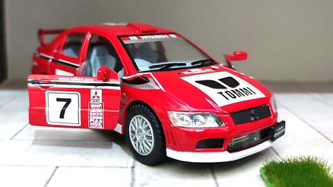 Unboxing 😍Mitsubishi Lancer Evolution (Super Realistic Diecast Model)