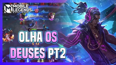 O DIA QUE EU JOGUEI COM 3 PRO PLAYERS | PT 2 | Mobile Legends