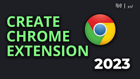 Create Your First Chrome Extension Using Javascript - Urdu | Hindi