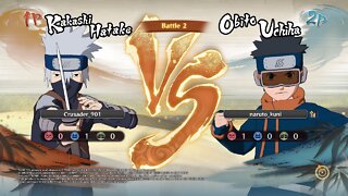 Ultimate Ninja Storm 4 Random Box Battles - Kakashi (Kid) Vs Obito (Kid)