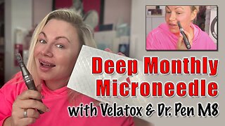 Deep Monthly Microneedle w/ Velatox + Dr.Pen M8, AceCosm | Code Jessica10 saves $$$ Approved Vendors