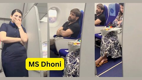 Watch MS Dhoni's Adorable Nap Moment on Flight Caught on Camera by Ecstatic Air Hostess news 2023
