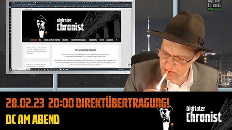 28.02.23 20:00 Direktübertragung! DC am Abend