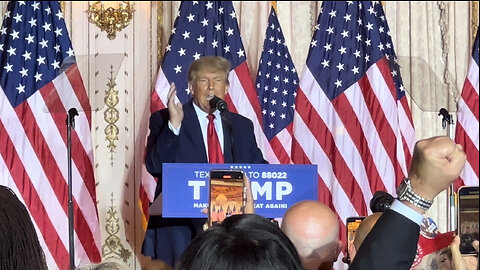 Trump Mar-a-Lago Full Speech Announcing 2024 Presidential Run