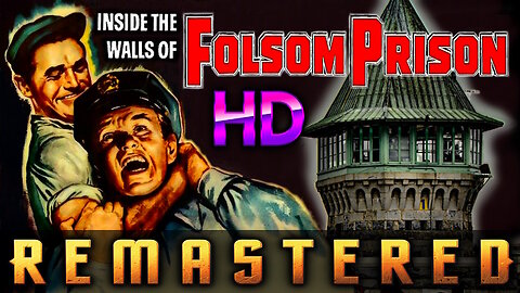 Inside The Walls of Folsom Prison - AI UPSCALED - HD (Excellent quality) - Film Noir Crime Film