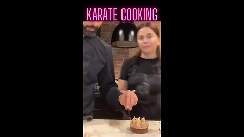 When you combine the art of cooking with the art of karate 😵 💫Funny n 16