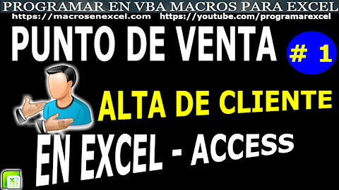 1000 ❤️ PUNTO de VENTA con EXCEL 🔥 ACCESS PASO A PASO #1