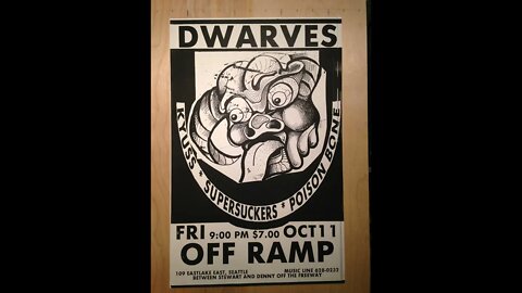 The Dwarves live at the Off Ramp in Seattle 10/11/1991