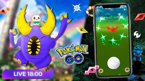 🚶 Em Busca do PARAS Brilhante (Shiny)! A Saga da SELVA EXUBERANTE continua no Pokémon GO!