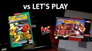 vs Let's Play: SNES Street Fighter 2 Turbo Hyper Fighting vs Sega Genesis Special Champion Edition