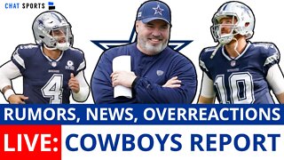 Cowboys Report Live: News & Rumors On Cooper Rush, Dak Prescott, Mike McCarthy + Eagles Preview