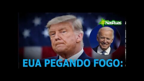 EUA ESTÁ PEGANDO FOGO , SEGUNDO O MOVIMENTO NAS RUAS (GO TRUMP)