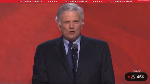 FRANKLIN GRAHAM REPUBLICAN NATIONAL CONVENTION 2024