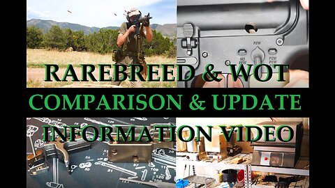 FRT FLAT FACED TRIGGER Information and update Video with close up comparisons for RareBreed and WOT.