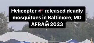 Biological Warfare Insect Release at AFRAM 2023 Baltimore, MD