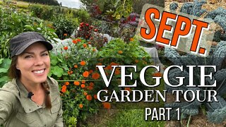 September 2022 Vegetable Garden Tour Part 1