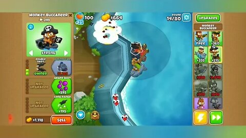 FLOODED VALLEY/ HARD/ DOUBLE MOABS/ BLOONS TD6 @BloonsMania #bloons 🛥🚤⛵⛴