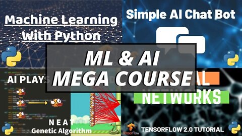 Python Machine Learning & AI Mega Course - Learn 4 Different Areas of ML & AI