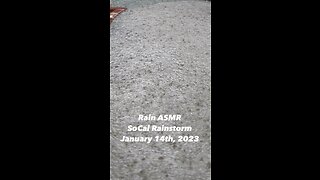 January 14th, 2023 ASMR Rain SoCal