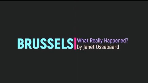 BRUSSELS - WHAT REALLY HAPPENED? Janet Ossebaard Exposes The Truth