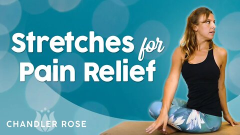 Pain Relief Stretches for the Inflexible ♥ At Home Stretch Routine, 20 Minutes, Beginners, Stress