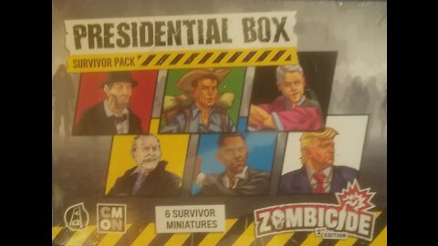 Zombicide 2nd Edition Presidential Board Game Expansion (2020, CMON / Guillotine) -- What's Inside