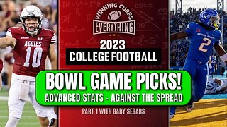 College Football Bowl Picks Part 1 2023 Spread Picks & Predictions | 10 games!