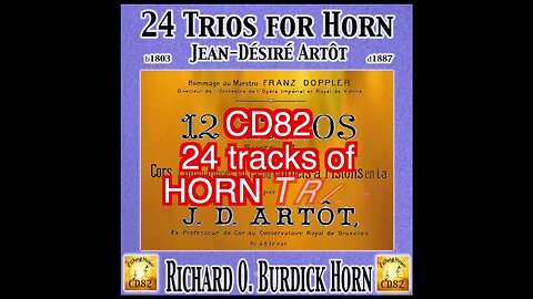 CD82: 24 Trios for Horn Jean​-​Desire Artot