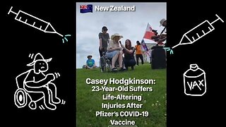 CASEY HODGKINSON: 23-YEAR-OLD SUFFERS LIFE-ALTERING TREMORS AFTER PFIZER’S COVID-19 VACCINE