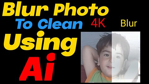 How To Clean Blur Photo Just One Click Using Ai|CLEAN BLUR PICTURE USING AI| Tech deo pashto