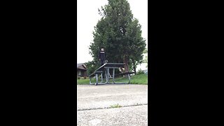 Kickflip off bench