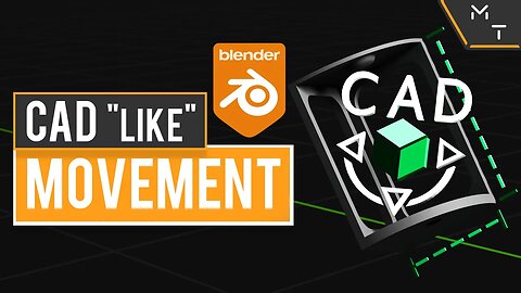 CAD Transforms Movement Basics | Blender 2.9+ / 3.0 Through Precision Modeling | Part - 10