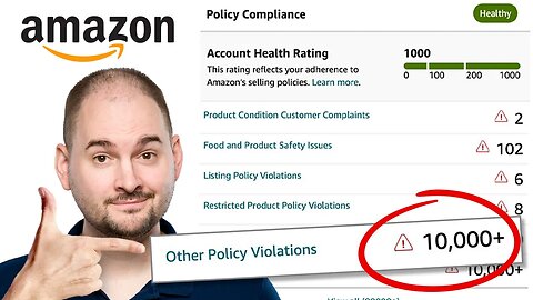 World Record 80,000 Policy Violations on Amazon - And 1000 Account Health?!