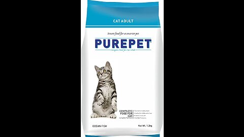 Purepet Ocean Fish Adult Dry Cat Food, 1.2kg