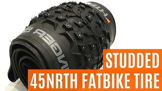 Studded Fatbike Tire, 45Nrth Dillinger 5 26x4.6" Studded 60TPI Fat Bike Tire Review & Actual Weight