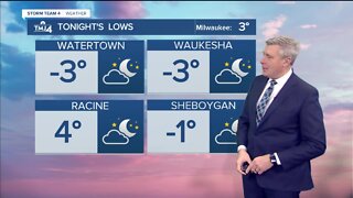 Cold continues tonight, slight weekend warm-up