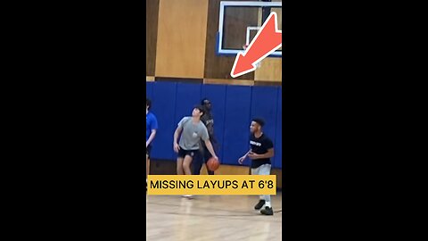 Missing layups at 6’8 basketball hooping