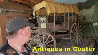 Antiques in Custer before Sturgis 2022 Motorcycle Rally